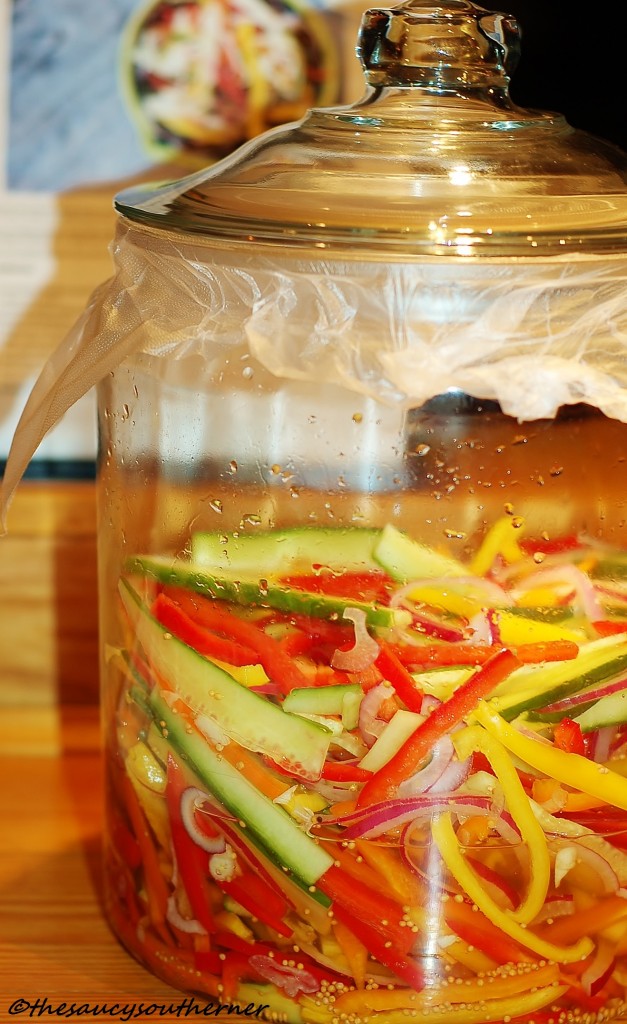 Refrigerated Pickled Salad Recipe, Sweet and Sour Refrigerator Pickled Salad Recipe, Pickled Salad Recipe, Pickled Salad Bread and Butter Style Recipe