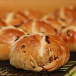 Hot Cross Buns - hot out of the oven