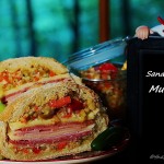 Muffuletta Sandwich recipe, Muffuletta sandwich spread recipe, pickled vegetable and olive sandwich spread recipe