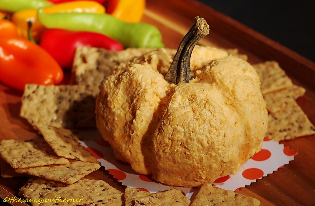 Cheddar Cheese Ball recipe, Spicy Cheddar Cheese Ball recipe, Cheddar Cheese Ball Pumpkin recipe