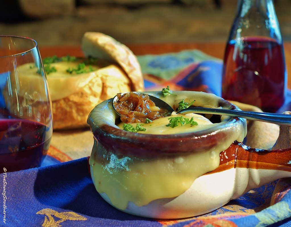 French Onion Soup recipe, Beef Stock recipe, caramelized onions, brandy, gruyere, traditional, authentic