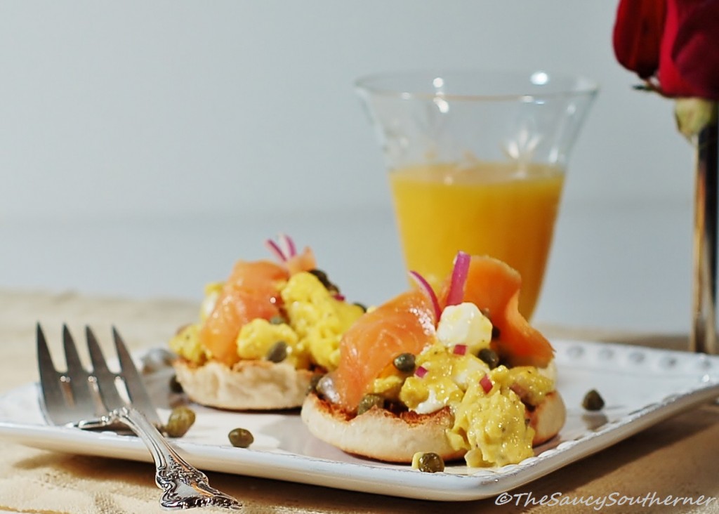 Smoked Salmon Scrambled Eggs recipe