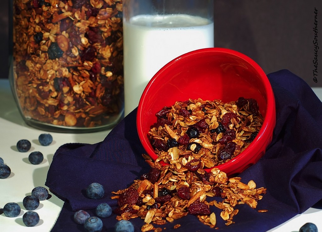 Berry Granola Recipe, Cinnamon Agave, Almonds, wholesome sweeteners, organic, fair trade, 